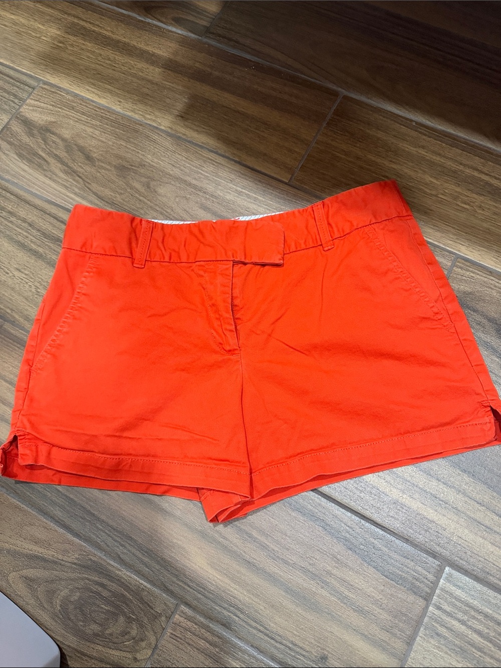 Bright Orange Women's Casual Shorts